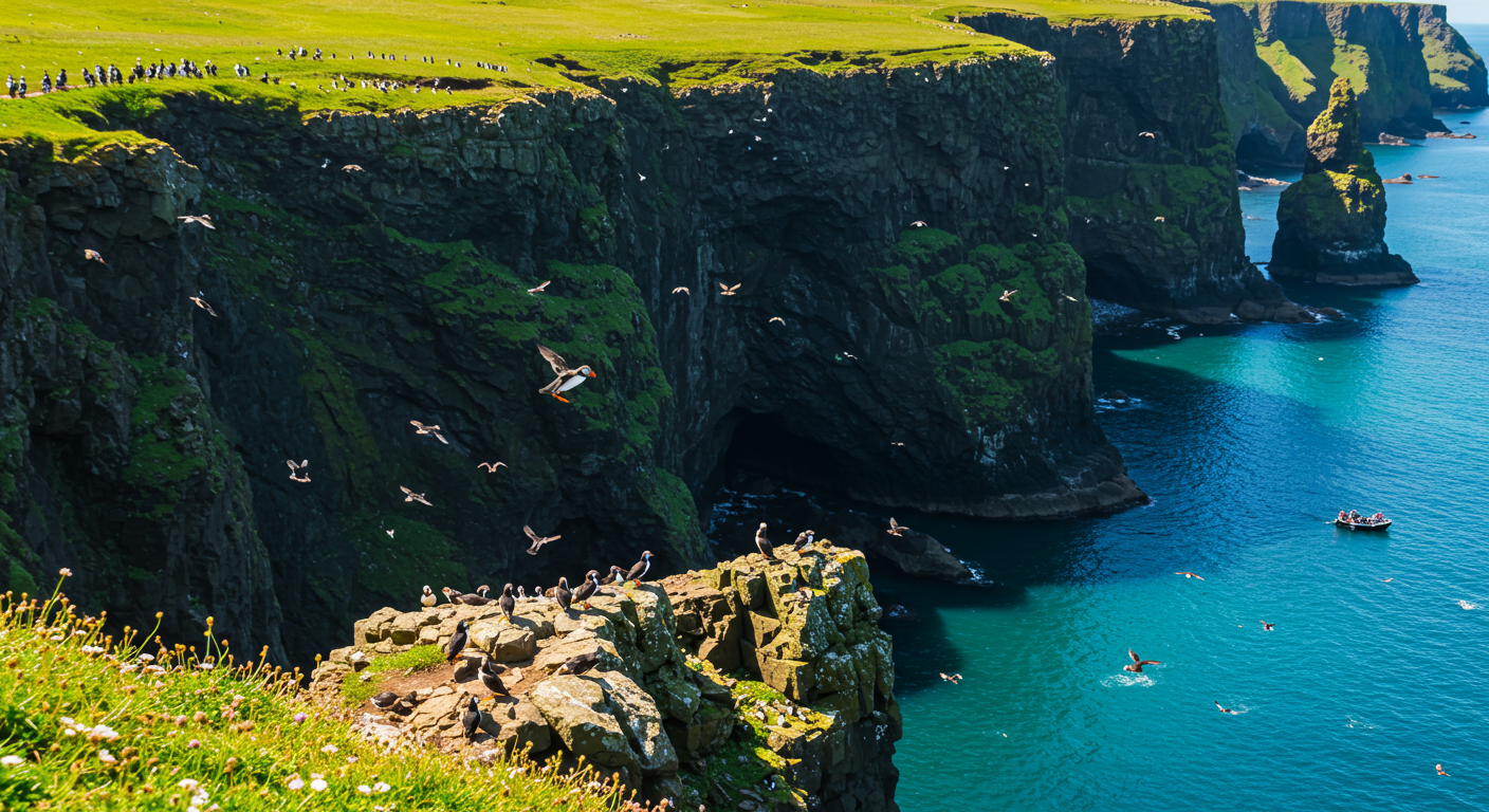 Maskonury na Islandii – gdzie i kiedy je zobaczyć