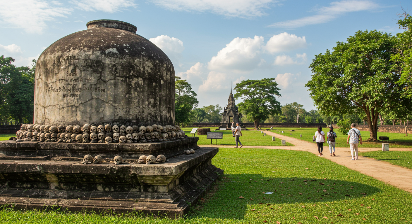 Pola Śmierci w Kambodży – historia i pamięć