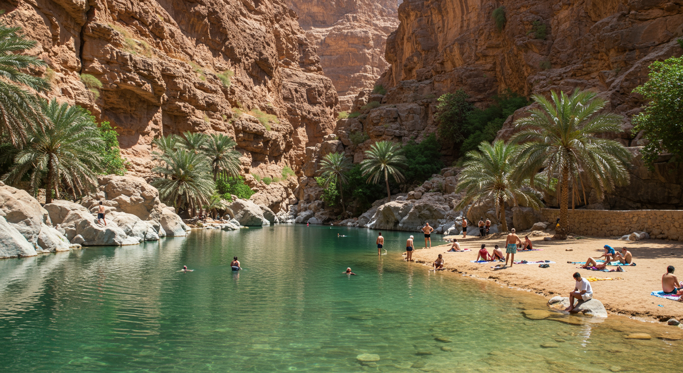 Wadi Bani Khalid – przewodnik po oazie w Omanie